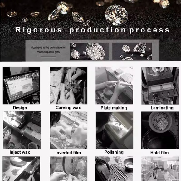 NWOT Genuine 3ct Moissanite necklace 16” to 18” Rose gold plated GRA certificate - Picture 8 of 12